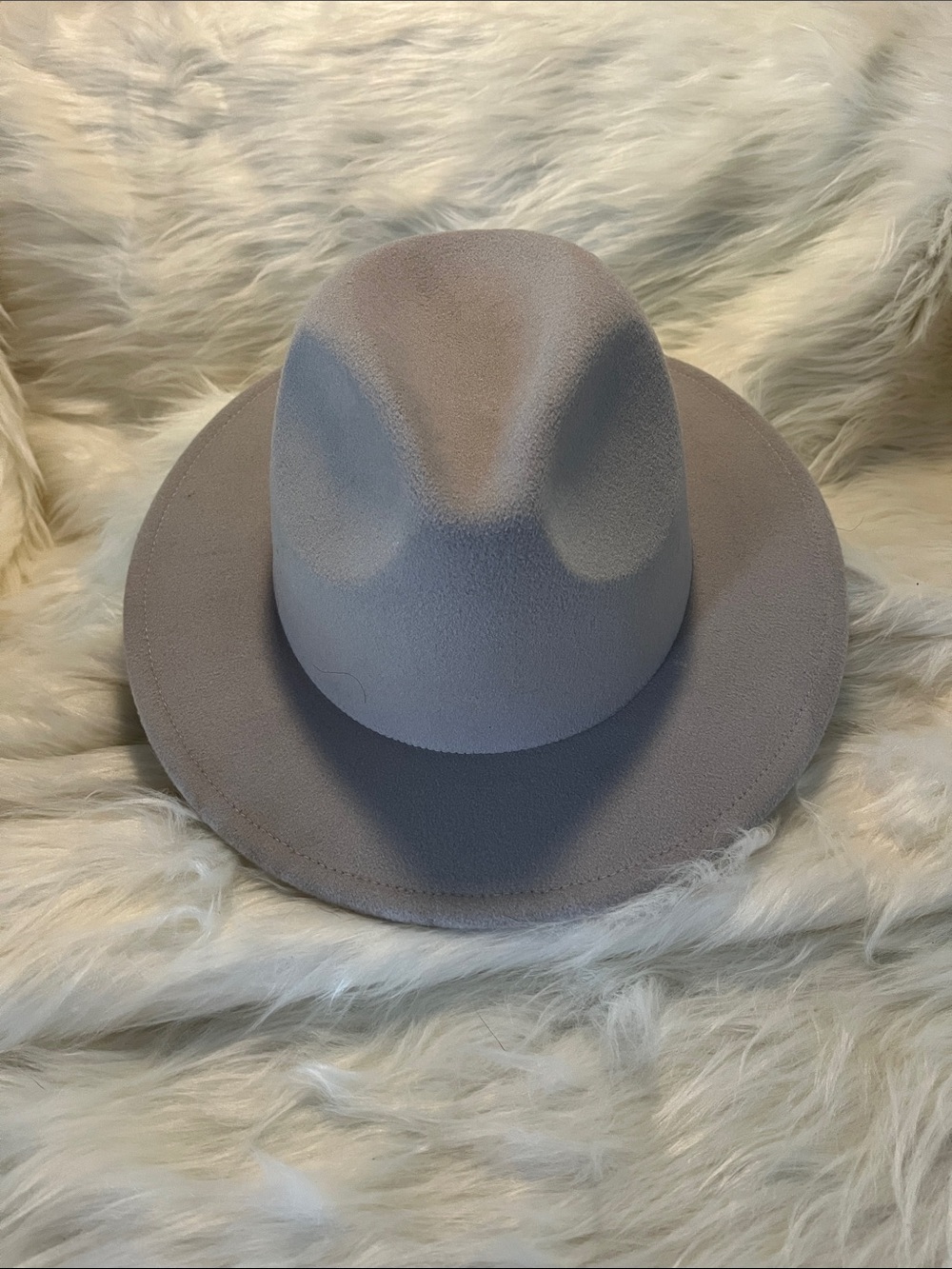 Universal Thread Gray Wide-Brim Felt Fedora Hat